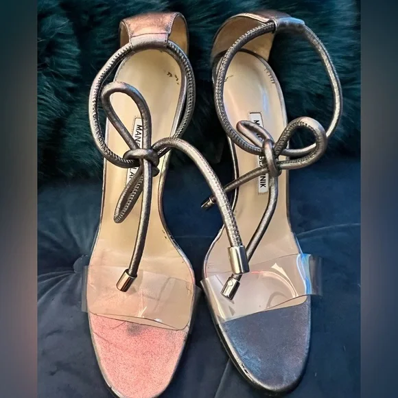 Manolo blahnk 105 Estro Sandal - Picture 2 of 3